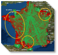 Carte des flux en manque de transporteurs